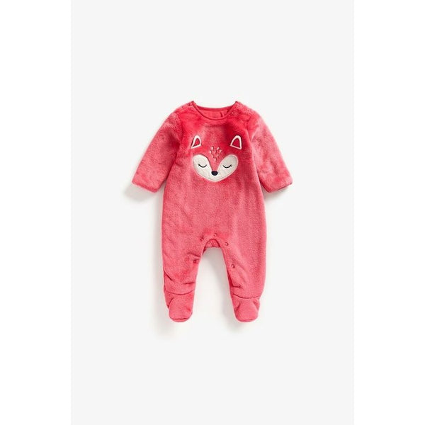 Mothercare sleepsuit Fleece Pink Deer