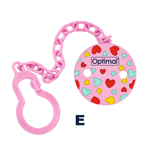 H5 Optimal Pacifier Holder With Plastic Clip