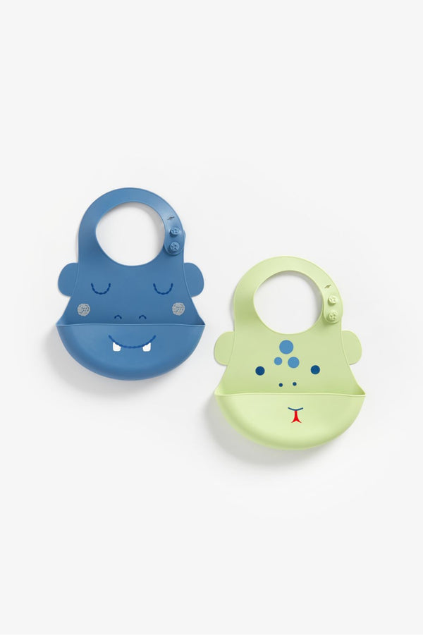 Mothercare Silicone Bibs 2 Pack