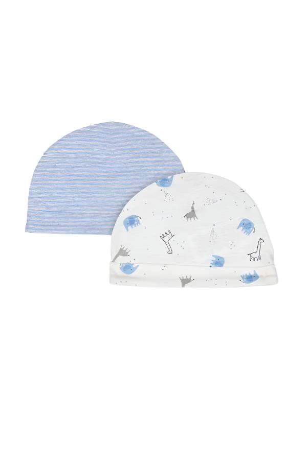 Mothercare 2 Pack Cotton Boys Hats 