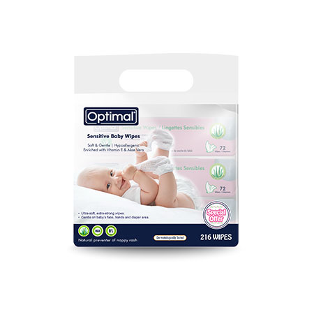 Optimal Baby Wipes Pack Of 3