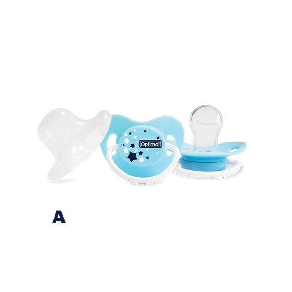 O1_Optimal Orthodontic Silicone Pacifier 0+