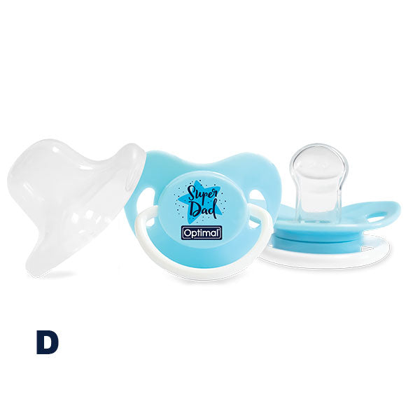 Optimal Orthodontic Silicone Pacifier 0+