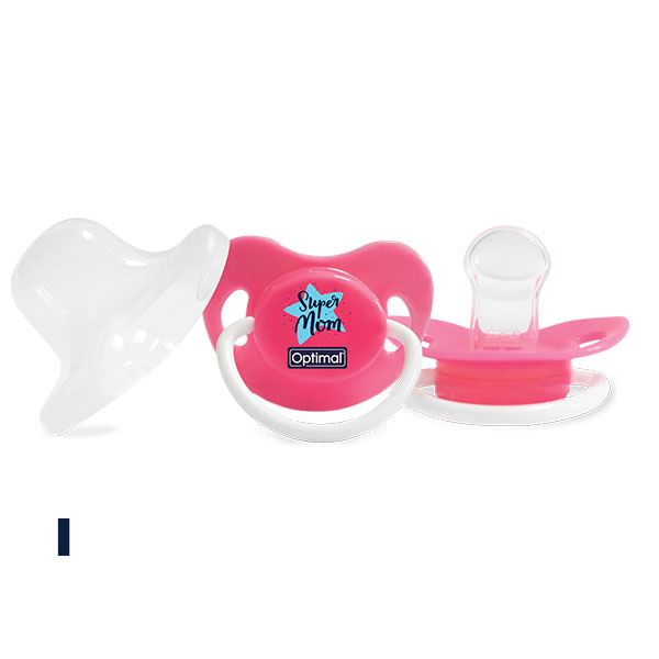 Optimal Orthodontic Silicone Pacifier 0+