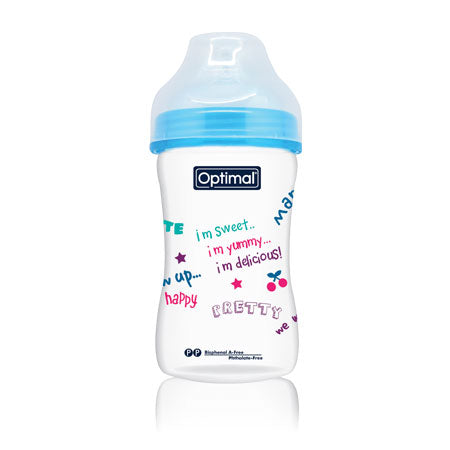 Optimal Extra Wide Neck Feeding Bottle 240ml