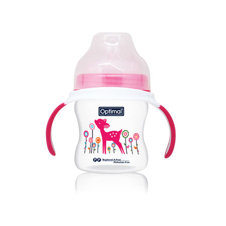 Optimal Extra Wide Neck Feeding Bottle With Handle 150ml