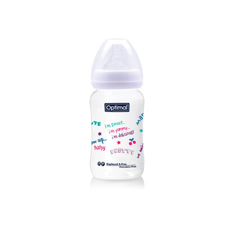 Optimal Wide Neck Feeding Bottle 240ml