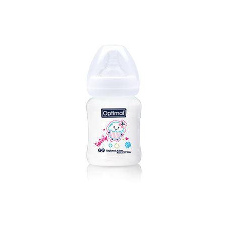 Optimal Wide Neck Feeding Bottle 180ml