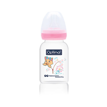 Optmal Narrow Neck Feeding Bottle 140 ML