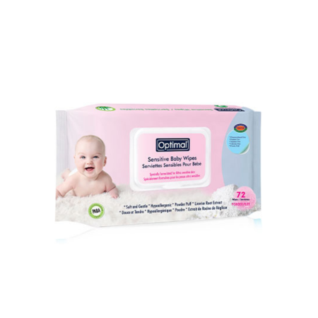 P1 Optimal Baby Wipes With Plastic Lid