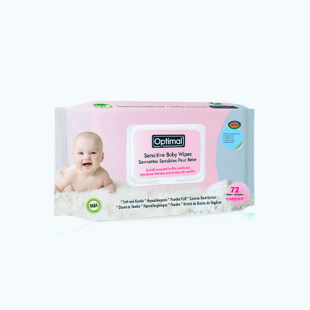 P3 Optimal Baby Wipes With Plastic Lid