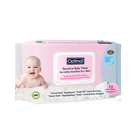 P4 Optimal Baby Wipes With Plastic Lid