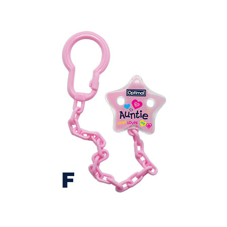 P6 Optimal Pacifier Holder With Plastic Clip