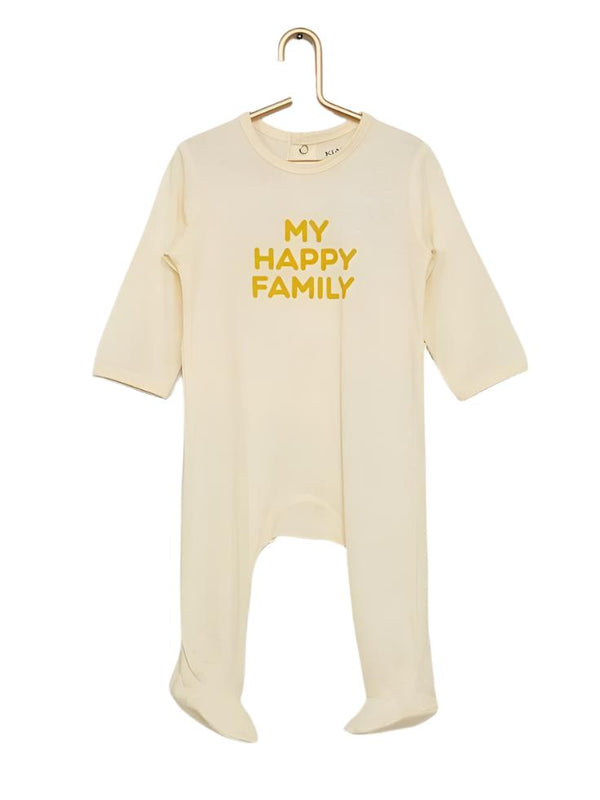 Kiabi France Girl Cotton My Happy Family Sleepsuit