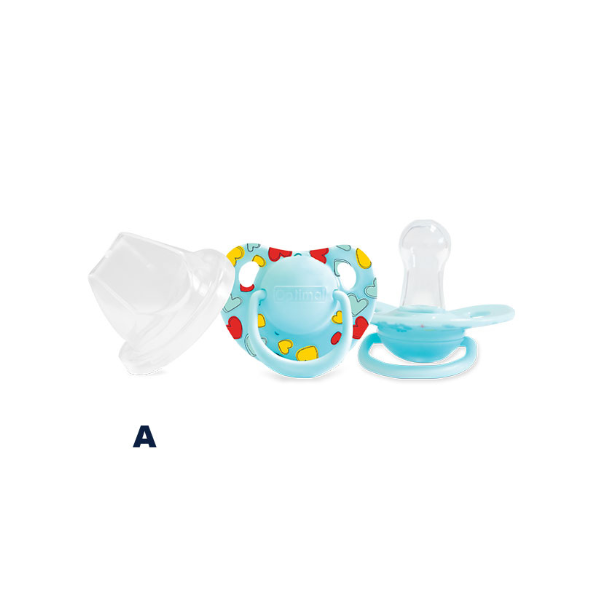 R1 Optimal Round Nipple Silicone Pacifier 0+