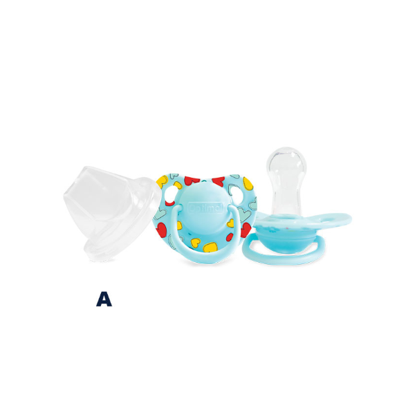 R1 Optimal Round Nipple Silicone Pacifier 6+