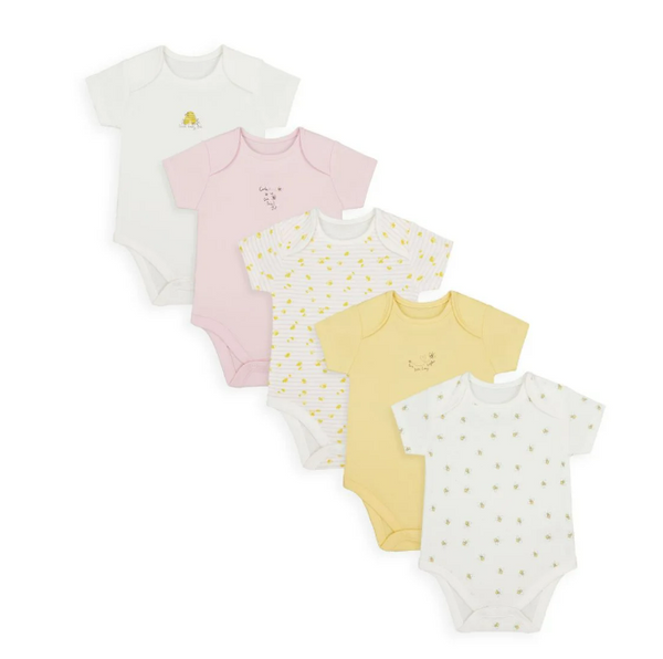 Mothercare Mummy & Daddy Little Bee bodysuits - 5 pack