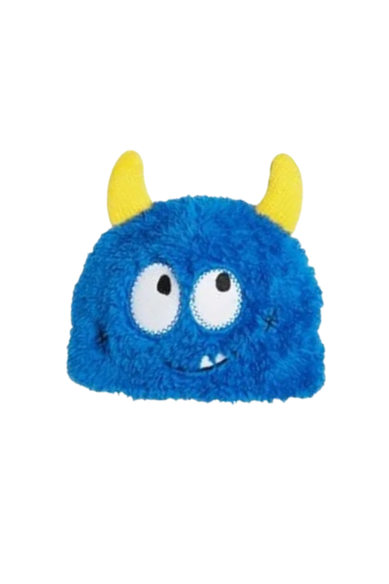 F&F Uk Blue Monster Face Wool Hat 