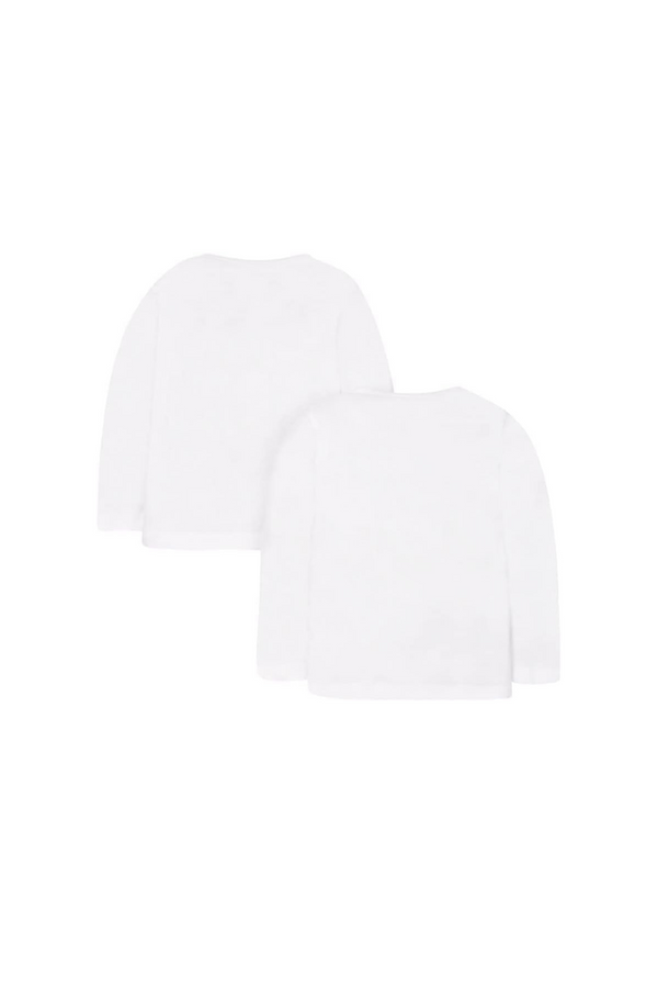 Mothercare Long Sleeve Boys Vest 2 Pack 100% Cotton