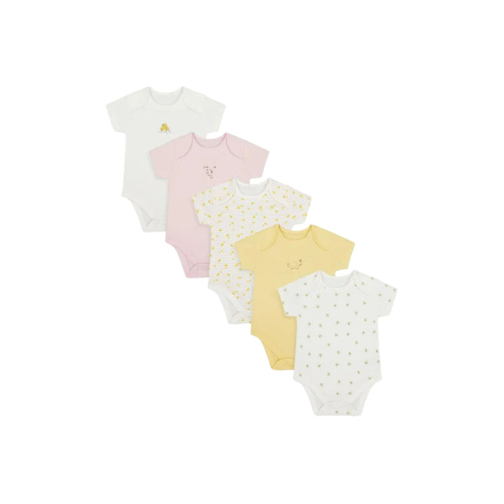 Mothercare Mummy & Daddy Little Bee bodysuits - 5 pack