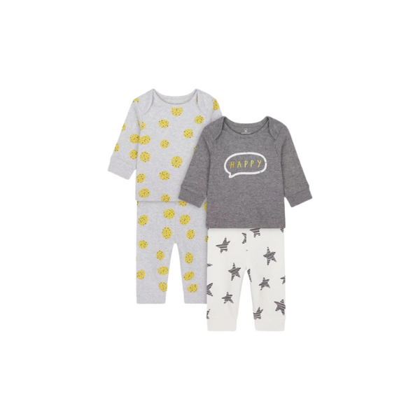 Mothercare Happy Stars & Spots Long Sleeve Pyjamas  2 Pack