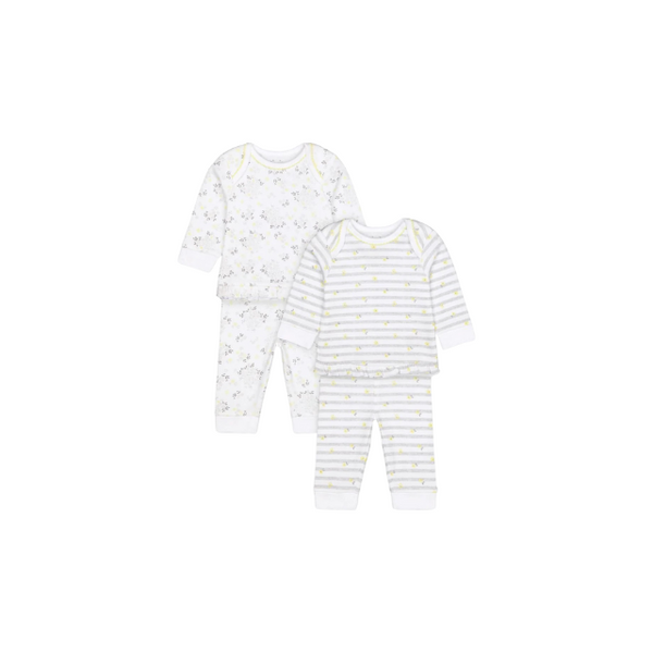 Mothercare Floral Full Sleeves Pyjama Set 2 Pack