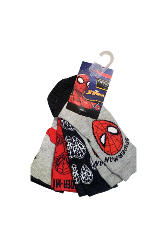 Next 4 Pack Spider-Man Boys Socks (1-2 years)