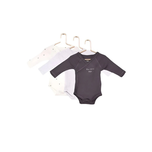 Kiabi France Mon Mini Moi Long Sleeve 3 Pack