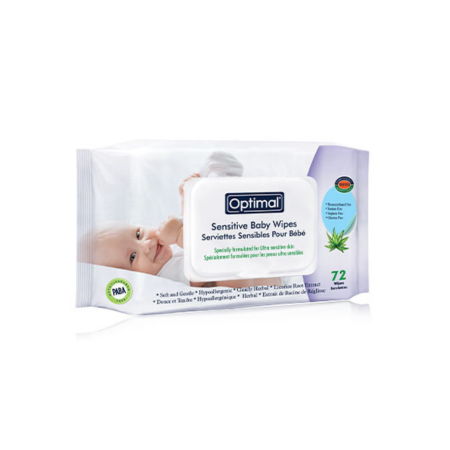 W1 Optimal Baby Wipes With Plastic Lid