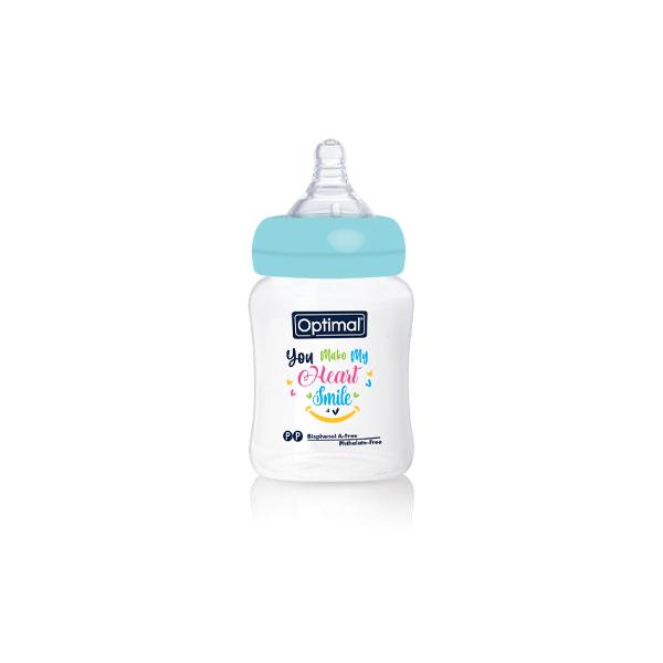 Optimal Wide Neck Feeding Bottle 180ml