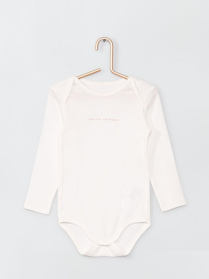  Girl Long Sleeve Bodysuit 