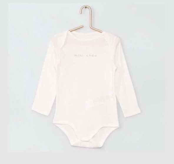 Revenur Long Sleeve Bodysuit ehite