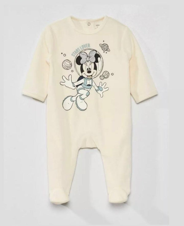 Mini Mouse Velour Sleepsuit