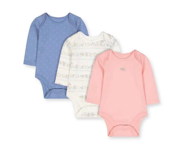 Mothercare Bodysuit  Lovely Bunny  3-Pack