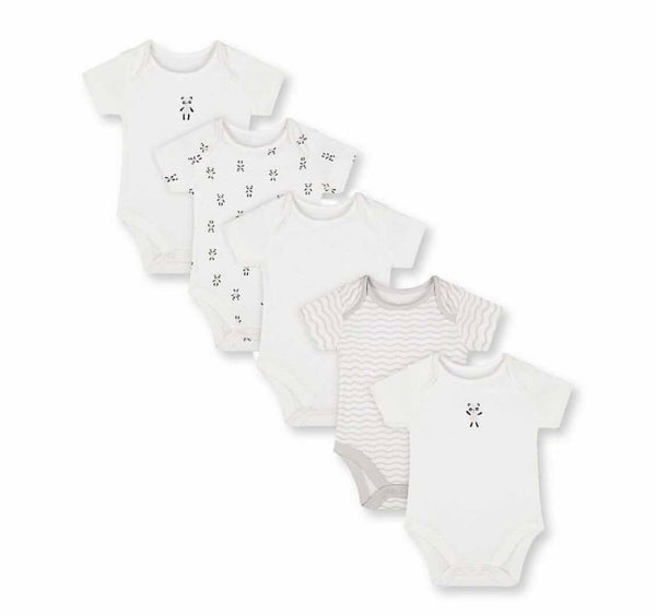 Mothercare Unisex Panda Short Sleeve Bodysuit