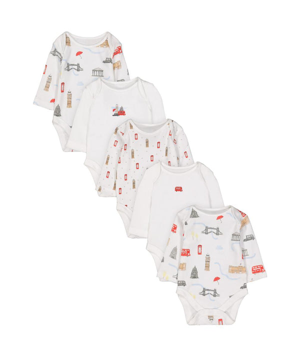 Mothercare Long Sleeve Bodysuit Unisex Heritage