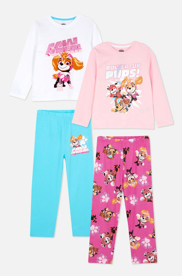 Primark Paw Power Long Sleeve Pyjama 2 Pack