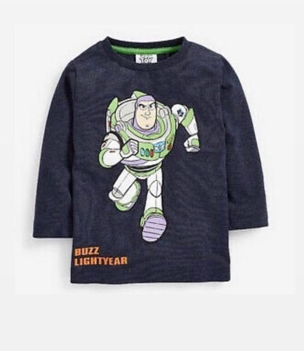 Next Baby Cotton Buzz Boy Long Sleeve T-shirt 