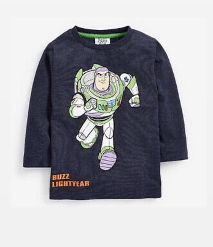 Next Baby Cotton Buzz Boy Long Sleeve T-shirt 