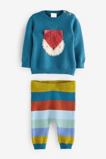 Next Uk Knitted Baby 2 Pieces Boys Set