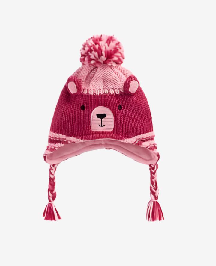 Mothercare Fuchsia Knitted Hat 