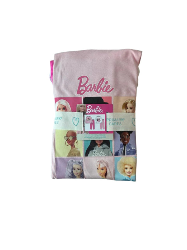 Primark Barbie Long Sleeve Pyjama 2 Pack 100% Cotton