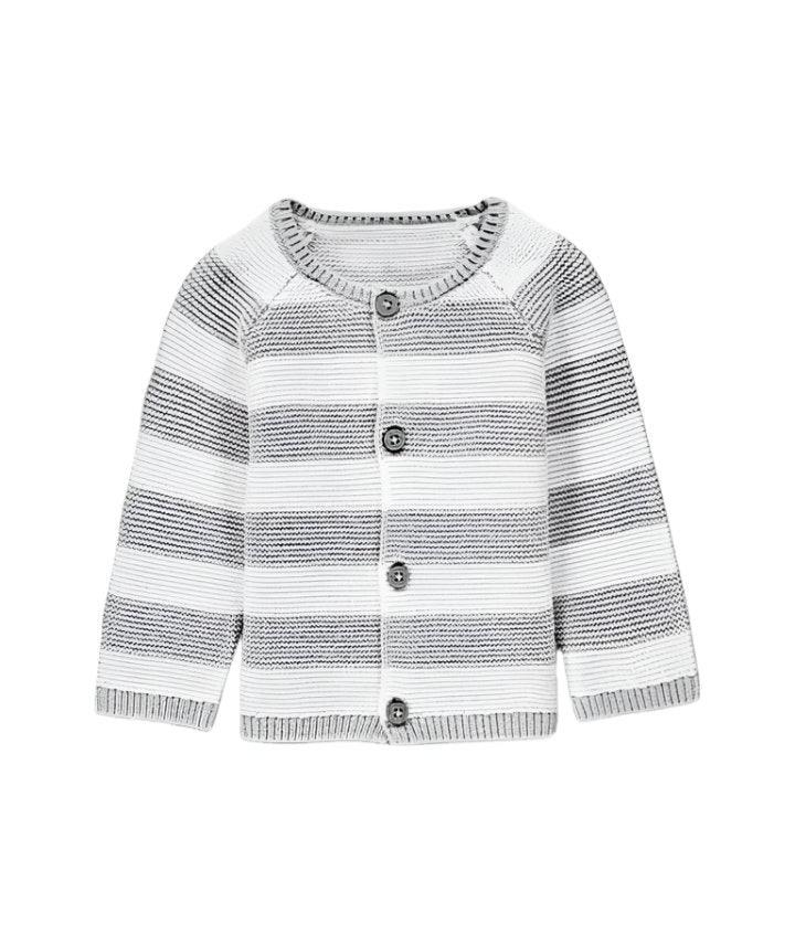 Matalan Uk Knitted Stripe Cardigan  