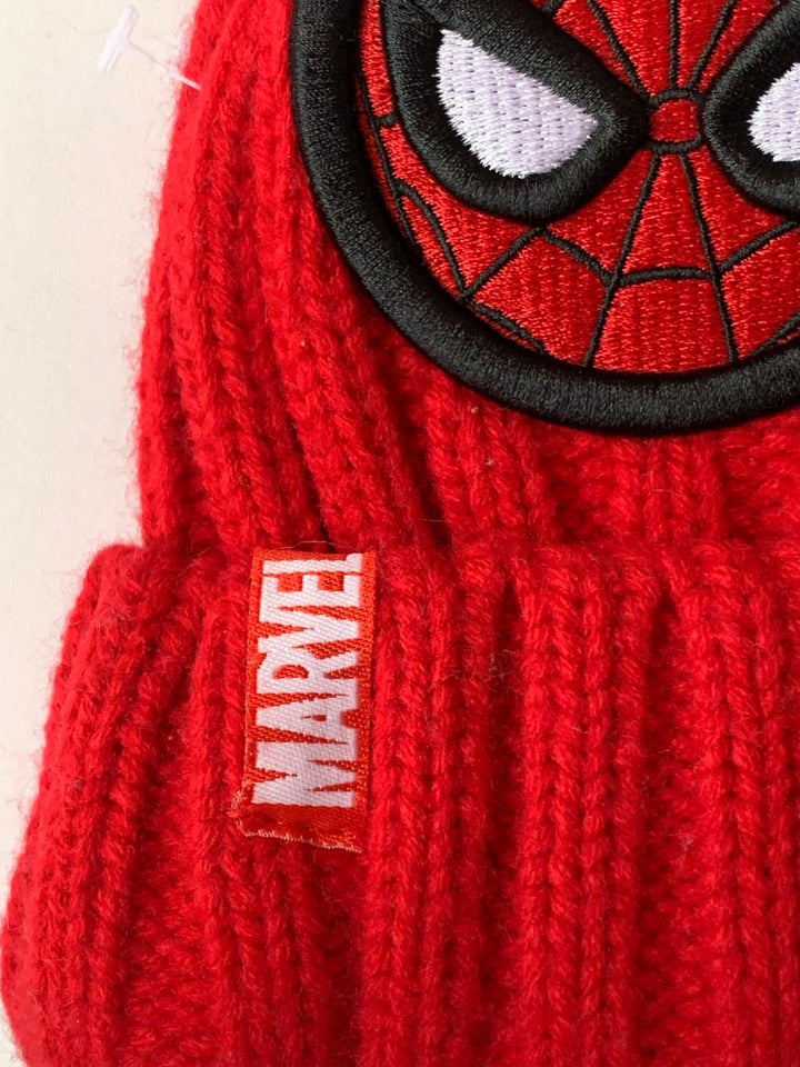 Next UK Red Spider-Man Boys Wool Hat