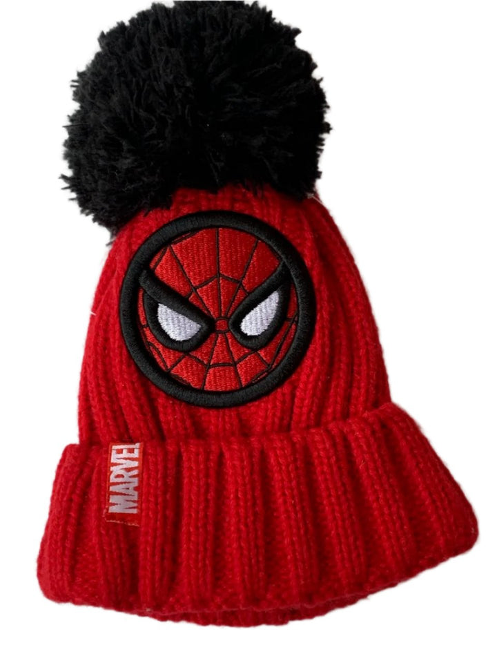 Next UK Red Spider-Man Boys Wool Hat