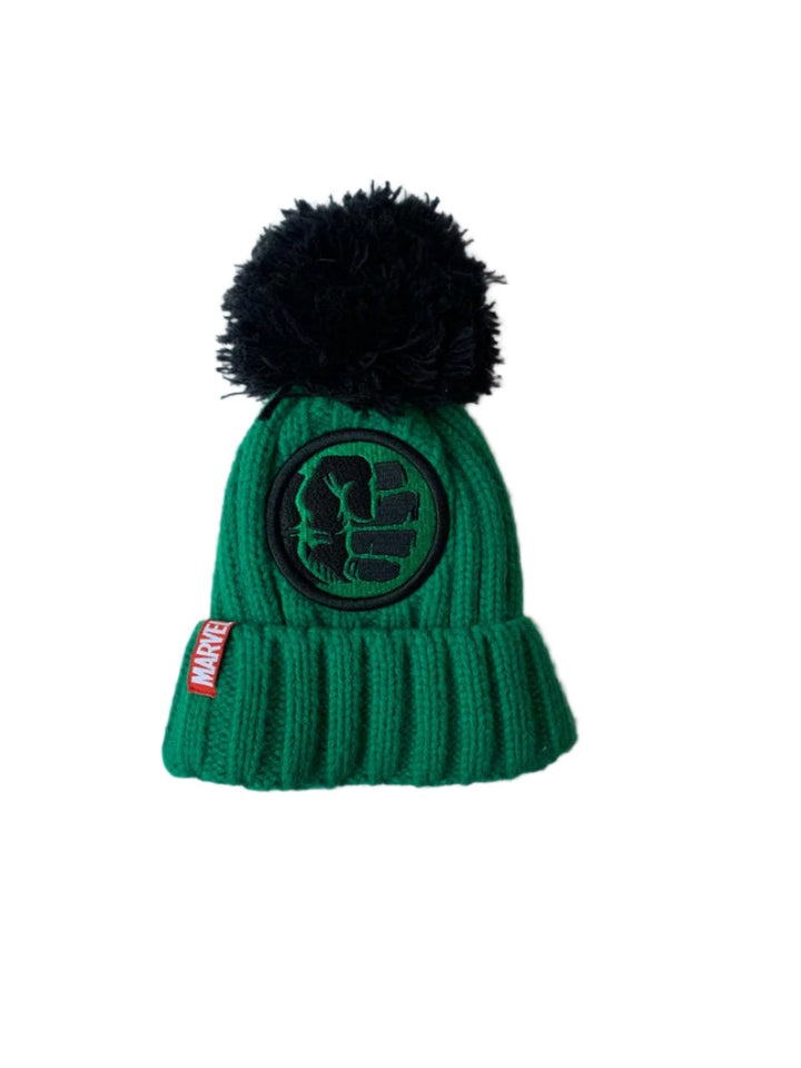 Next UK  Green Hulk Boys Wool Hat 