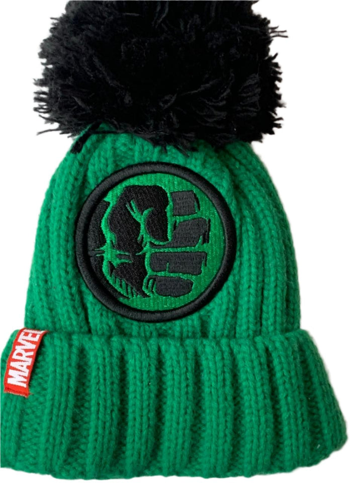 Next UK  Green Hulk Boys Wool Hat 