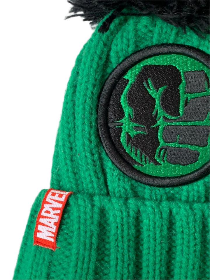 Next UK  Green Hulk Boys Wool Hat 