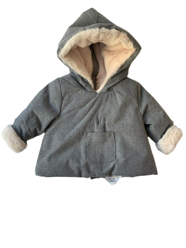 kiabi France Grey Fleece From Inside Boys Jacket