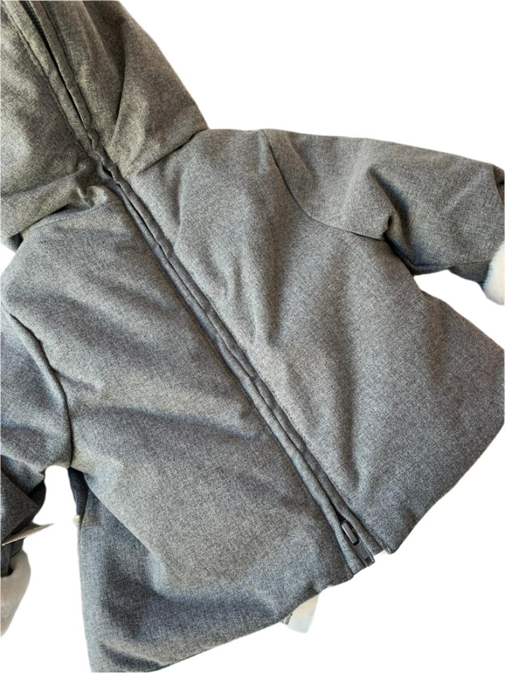 kiabi France Grey Fleece From Inside Boys Jacket